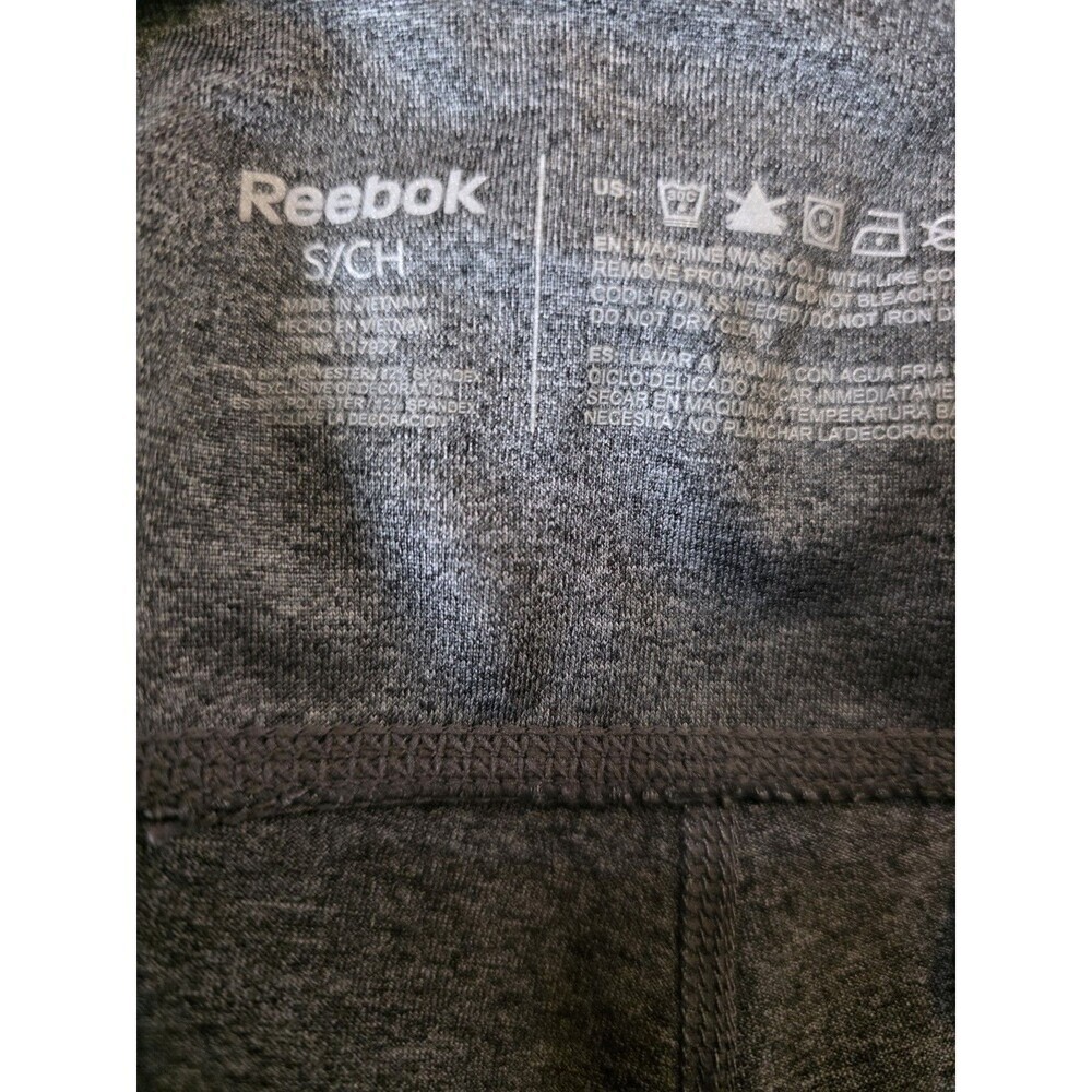 Reebok Capri Leggings Women's Gray Size Small - Picture 2 of 3